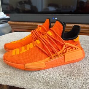 adidas NMD Human Race x Pharrell Williams HU Mens Womens Shoes Sneakers Orange